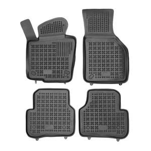 Set covorase auto Rezaw Plast, pentru Volkswagen Jetta 2011-prezent, 4 bucati, cauciuc, negru
