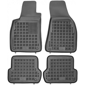 Set covorase auto Rezaw Plast, pentru Seat Exeo 2008-2013, 4 bucati, cauciuc, negru
