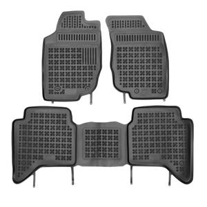 Set covorase auto Rezaw Plast, pentru Toyota Hilux 2005-2015, 3 bucati, cauciuc, negru