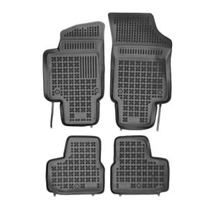 Set covorase auto Rezaw Plast, pentru Seat Mii 2012-2019, 4 bucati, Negru
