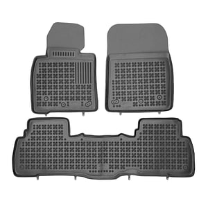 Set covorase auto Rezaw Plast, pentru Toyota Land Cruiser J200 2008-2021, 3 bucati, Negru