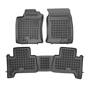 Set covorase auto Rezaw Plast, pentru Toyota Land Cruiser J120 2003-2009, 3 bucati, Negru
