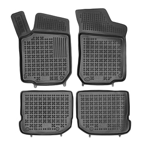 Set covorase auto Rezaw Plast, pentru Seat Leon 1999-2005, 4 bucati, Negru