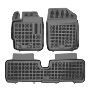 Set covorase auto Rezaw Plast, pentru Toyota Yaris II 2006-2011, 3 bucati, Negru