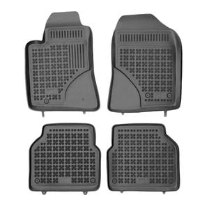 Set covorase auto Rezaw Plast, pentru Toyota Avensis 2003-2008, 4 bucati, cauciuc, negru
