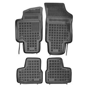 Set covorase auto Rezaw Plast, pentru Volkswagen Up 2011-prezent, 4 bucati, Negru