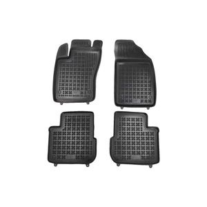 Set covorase auto Rezaw Plast, pentru Fiat Tipo 2016-prezent, 4 bucati, Negru
