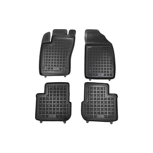 Set covorase auto Rezaw Plast, pentru Fiat Tipo 2016-prezent, 4 bucati, Negru