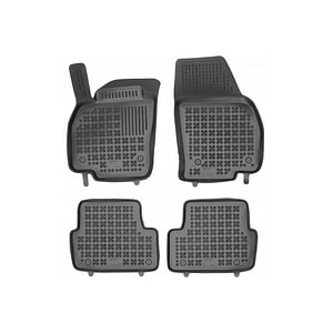 Set covorase auto Rezaw Plast, pentru Volkswagen Polo 2017-prezent, 4 bucati, Negru