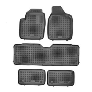 Set covorase auto Rezaw Plast, pentru Volkswagen Sharan 1995-2010, 5 bucati, Negru