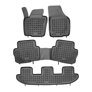 Set covorase auto Rezaw Plast, pentru Volkswagen Sharan 2010-2022, 5 bucati, Negru