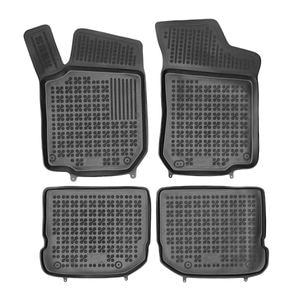 Set covorase auto Rezaw Plast, pentru Volkswagen Golf IV 1997-2007, 4 bucati, Negru