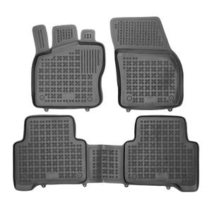 Set covorase auto Rezaw Plast, pentru Volkswagen Touran 2016-prezent, 3 bucati, Negru
