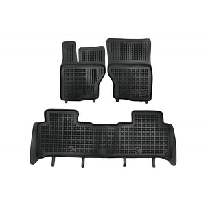 Set covorase auto Rezaw Plast, pentru Land Rover Discovery 2017-prezent, 3 bucati, Negru