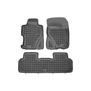 Set covorase auto Rezaw Plast, pentru Honda Civic 2006-2011, 3 bucati, cauciuc, negru