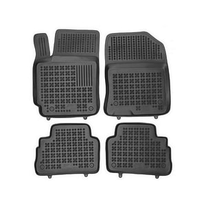 Set covorase auto Rezaw Plast, pentru Hyundai Kona 2017-2023, 4 bucati, Negru