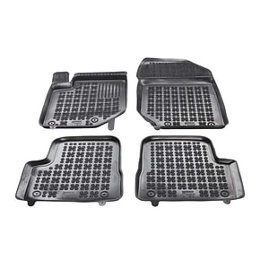 Set covorase auto Rezaw Plast, pentru Opel Corsa F 2019-prezent, 4 bucati, Negru