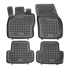 Set covorase auto Rezaw Plast, pentru Seat Ateca 2016-prezent, 4 bucati, Negru