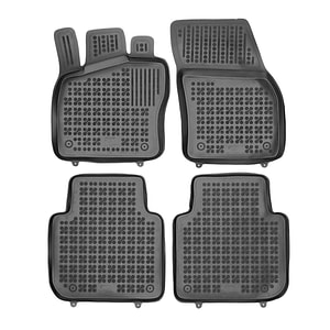 Set covorase auto Rezaw Plast, pentru Volkswagen Tiguan 2016-2023, 4 bucati, cauciuc, negru