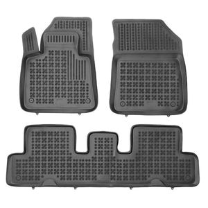 Set covorase auto Rezaw Plast, pentru Citroen C4 Picasso 2013-2018, 3 bucati, Negru