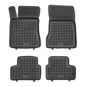 Set covorase auto Rezaw Plast, pentru Mercedes GLA H247 2020-prezent, 4 bucati, Negru