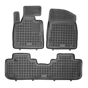 Set covorase auto Rezaw Plast, pentru Lexus RX 2015-2022, 3 bucati, Negru
