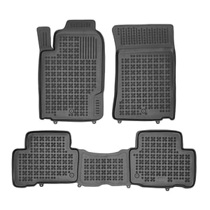 Set covorase auto Rezaw Plast, pentru Ssangyong Rexton 2012-2017, 3 bucati, Negru