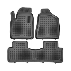 Set covorase auto Rezaw Plast, pentru Ssangyong Korando 2010-2018, 3 bucati, Negru