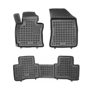 Set covorase auto Rezaw Plast, pentru Ssangyong Korando 2019-prezent, 3 bucati, Negru