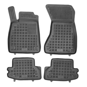 Set covorase auto Rezaw Plast, pentru Audi A5 F5 2017-prezent, 4 bucati, Negru