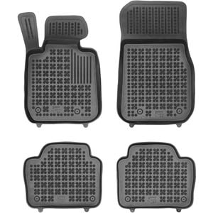 Set covorase auto Rezaw Plast, pentru BMW Seria 3 F30/F31 2012-2019, 4 bucati, Negru