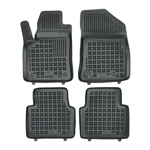 Set covorase auto Rezaw Plast, pentru Citroen C3 Aircross 2017-prezent, 4 bucati, Negru