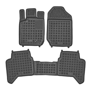 Set covorase auto Rezaw Plast, pentru Ford Ranger 2012-2015, 3 bucati, Negru