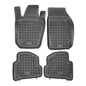 Set covorase auto Rezaw Plast, pentru Skoda Fabia III 2018-2021, 4 bucati, Negru