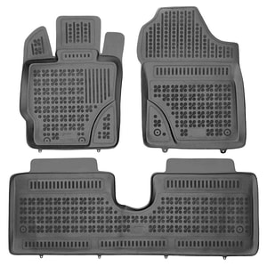Set covorase auto Rezaw Plast, pentru Toyota Yaris III 2011-2020, 3 bucati, Negru