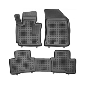 Set covorase auto Rezaw Plast, pentru Ssangyong Tivoli 2019-2023, 3 bucati, Negru