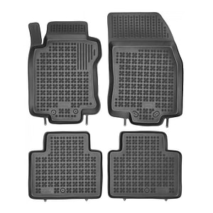 Set covorase auto Rezaw Plast, pentru Renault Koleos 2017-prezent, 4 bucati, Negru