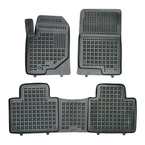 Set covorase auto Rezaw Plast, pentru Ssangyong Rexton 2021-prezent, 3 bucati, Negru