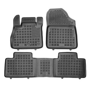 Set covorase auto Rezaw Plast, pentru Renault Scenic 2016-prezent, 3 bucati, Negru