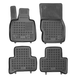 Set covorase auto Rezaw Plast, pentru Alfa Romeo Stelvio 2016-prezent, 4 bucati, Negru
