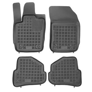 Set covorase auto Rezaw Plast, pentru Audi A1 8X 2010-2018, 4 bucati, Negru