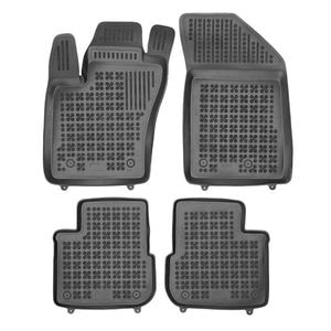 Set covorase auto Rezaw Plast, pentru Fiat Tipo 2016-prezent, 4 bucati, Negru
