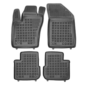 Set covorase auto Rezaw Plast, pentru Fiat Tipo 2016-prezent, 4 bucati, Negru