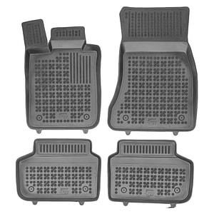 Set covorase auto Rezaw Plast, pentru BMW Seria 7 G11 2015-prezent, 4 bucati, Negru