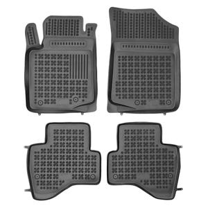 Set covorase auto Rezaw Plast, pentru Citroen C1 2014-2021, 4 bucati, Negru