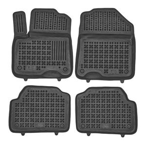 Set covorase auto Rezaw Plast, pentru Kia Niro 2019-prezent, 4 bucati, Negru