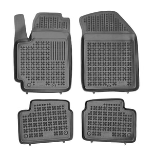 Set covorase auto Rezaw Plast, pentru Kia Picanto 2017-prezent, 4 bucati, Negru