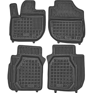 Set covorase auto Rezaw Plast, pentru Honda Jazz 2020-prezent, 4 bucati, Negru