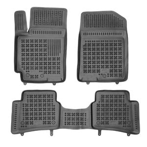 Set covorase auto Rezaw Plast, pentru Kia Stonic 2017-prezent, 4 bucati, Negru