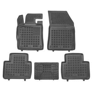 Set covorase auto Rezaw Plast, pentru Peugeot 308 2021-prezent, 5 bucati, Negru